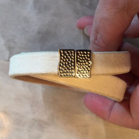 RUSTIC CUFF Calf Hair Double Wrap! - Picture 1 of 7